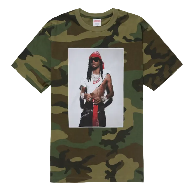 Playboi Carti Tee Woodland Camo