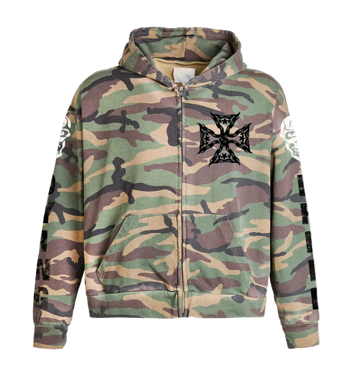 Saints Logo Camo Hoodie