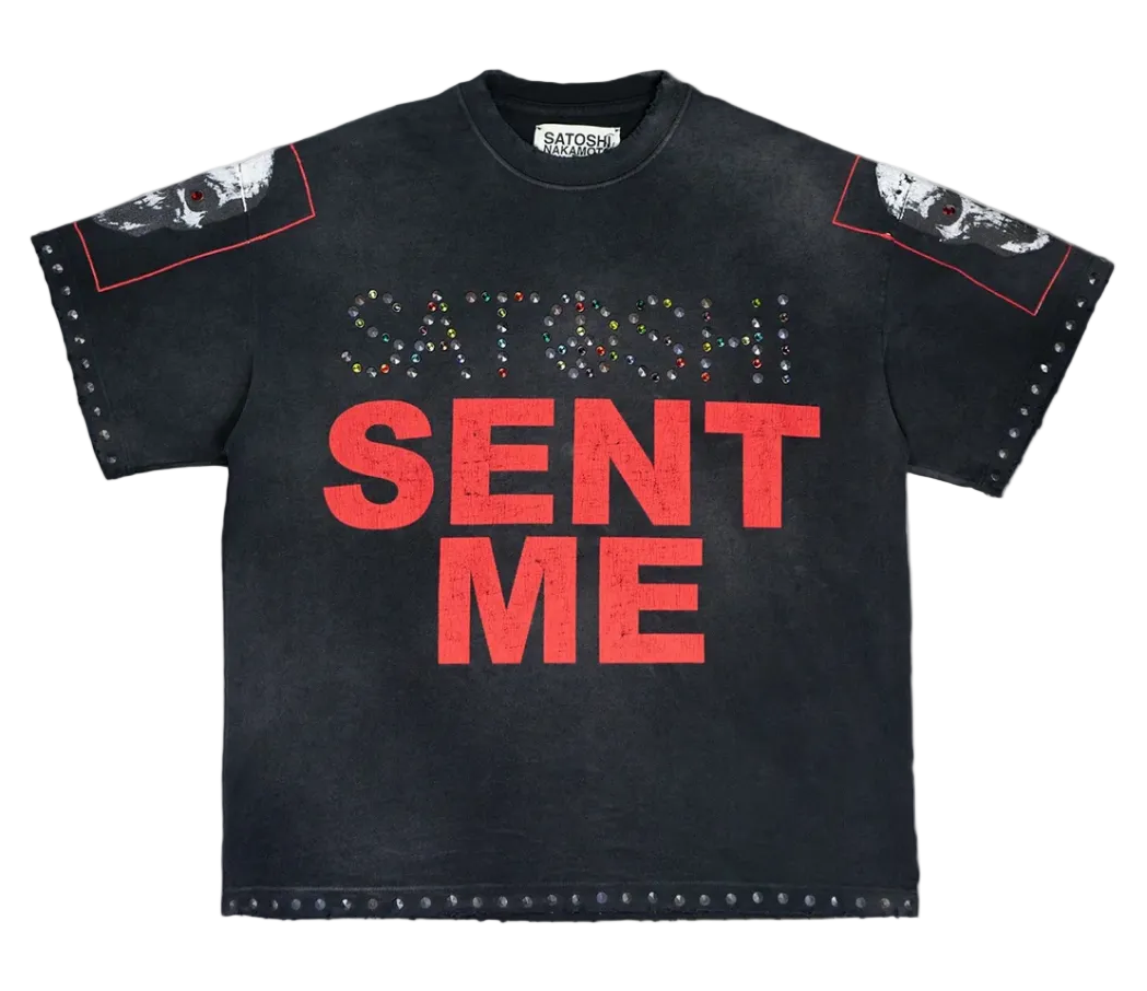 Sent Me Tee Black