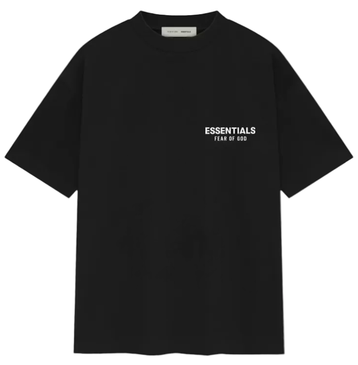 Essentials SS26 Classic Tee Jet Black
