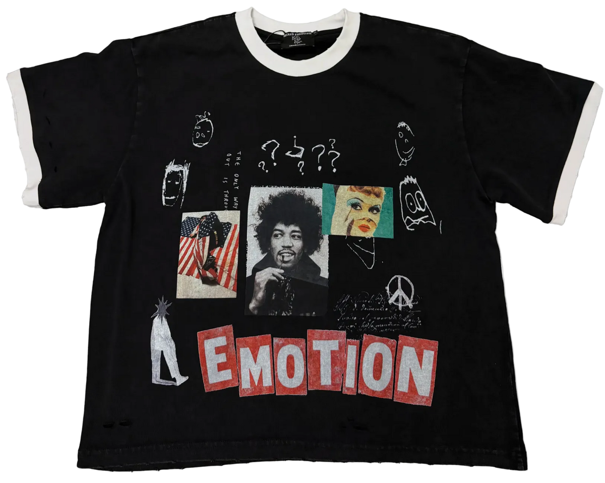Black Static Tee