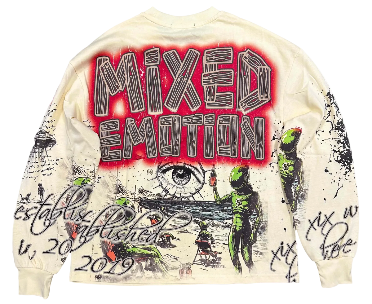Cream Art Club Long Sleeve