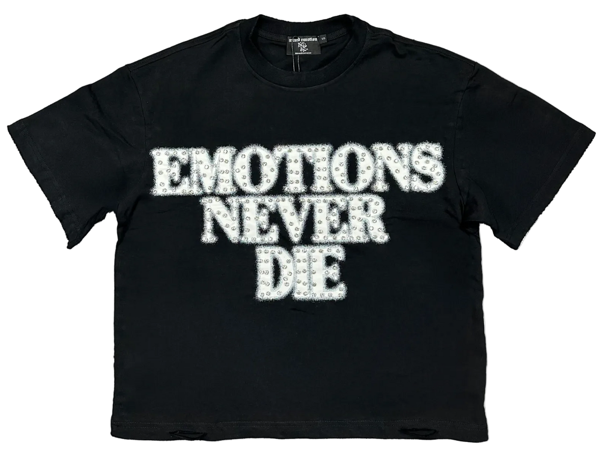 Black End Rhinestone Tee