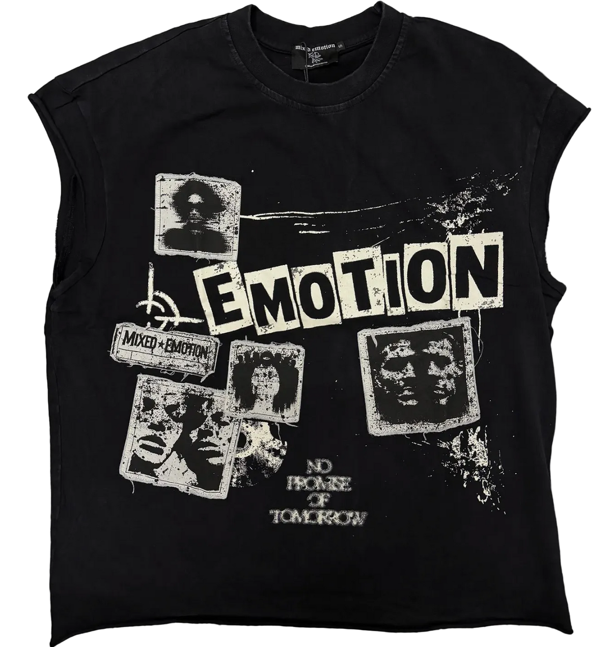 Newspaper Sleeveless tee