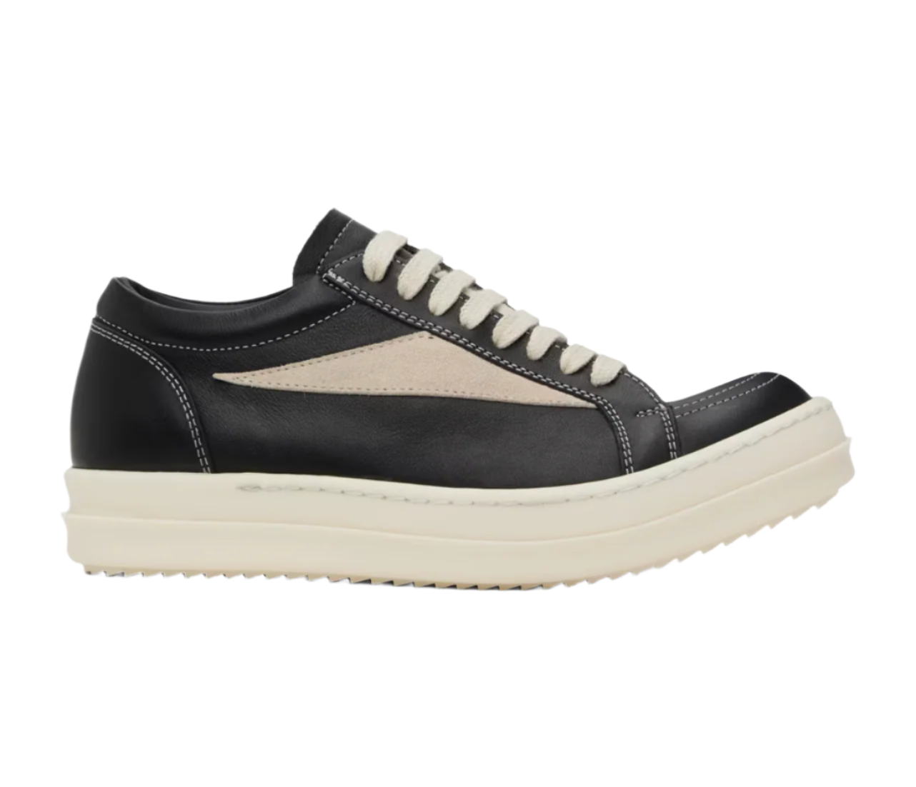 Black Porterville Vintage Leather Sneakers