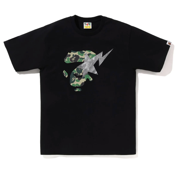 ABC Ape Face on Bapesta Tee