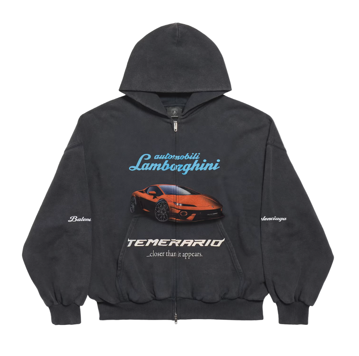 Automobili Lamborghini Zip Up Hoodie