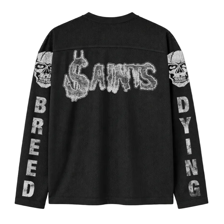 Black Mesh Jersey