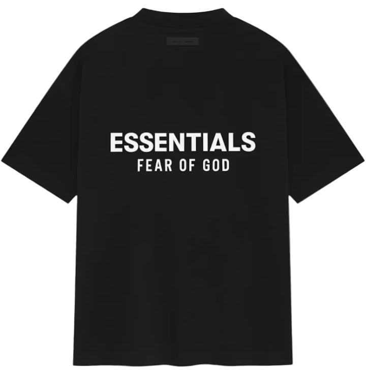 Essentials SS26 Classic Tee Jet Black