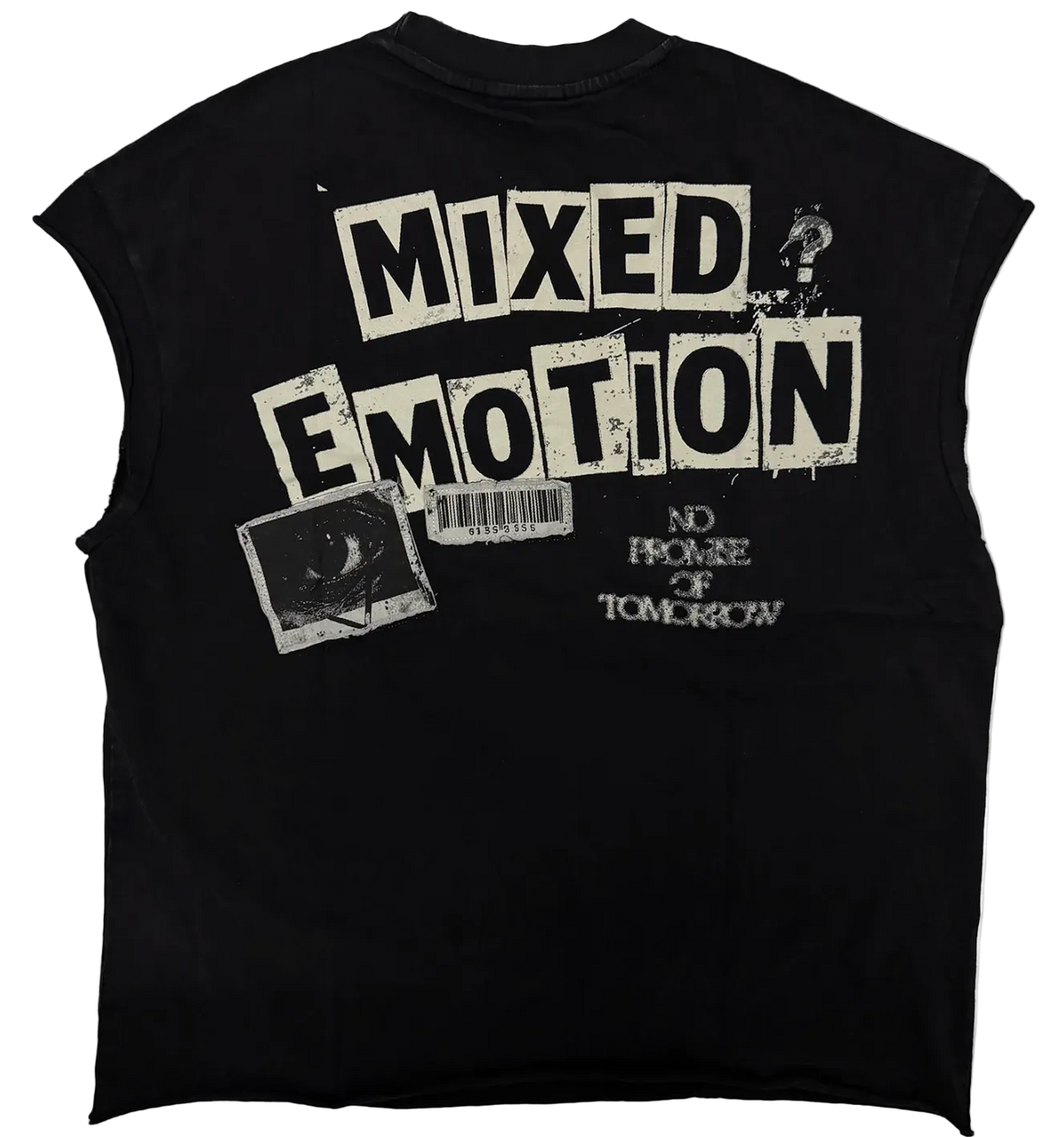Newspaper Sleeveless tee