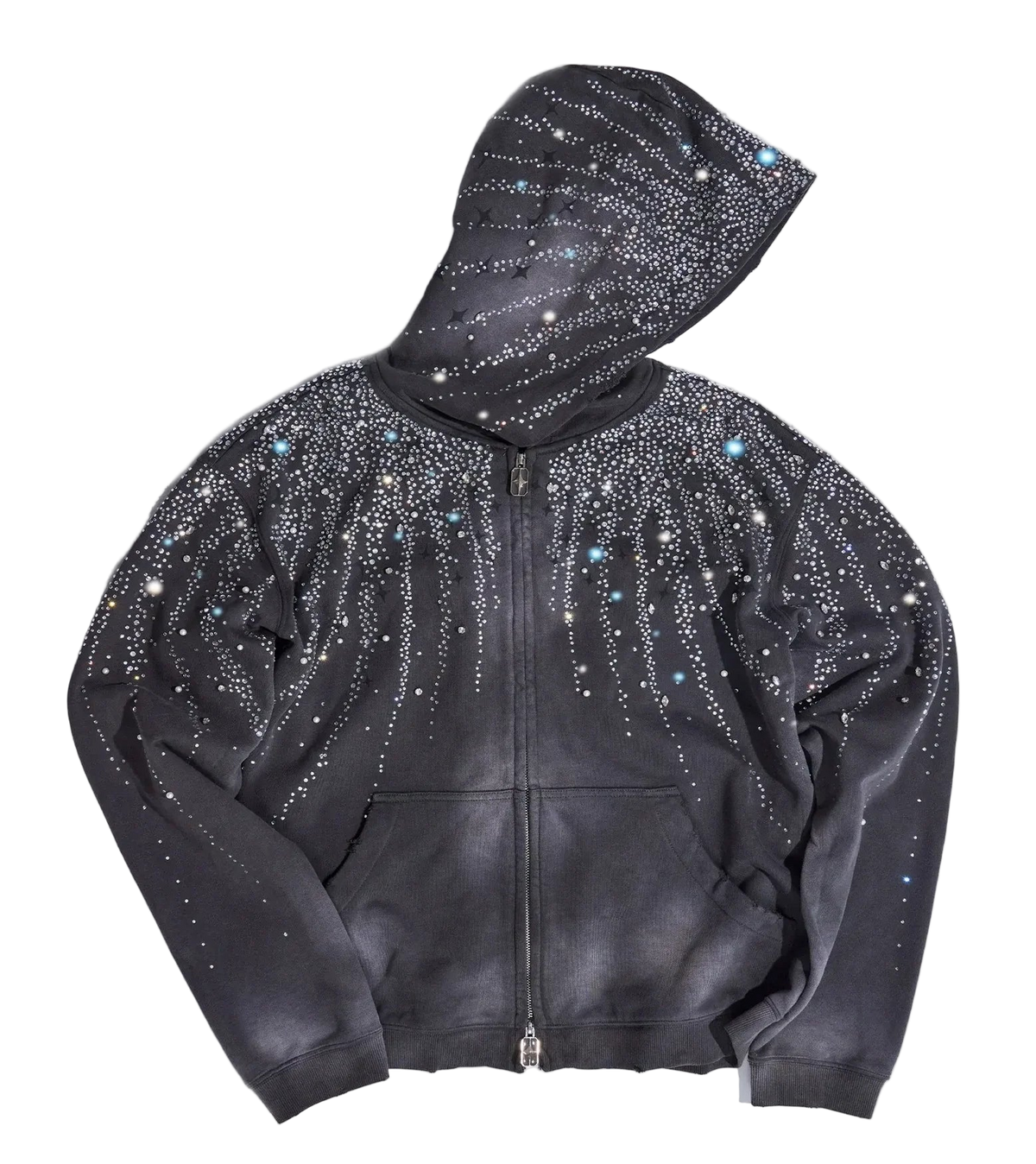 20k Steller Diamond Hoodie Grey