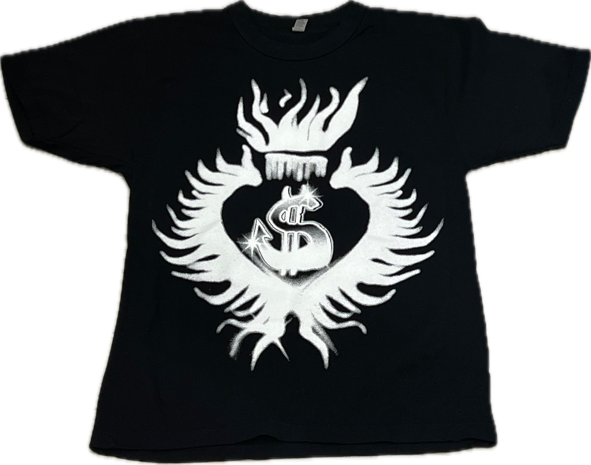 Heart of A Saint Tee Black