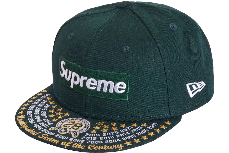 Undisputed Box Logo New Era Hat Dark Green
