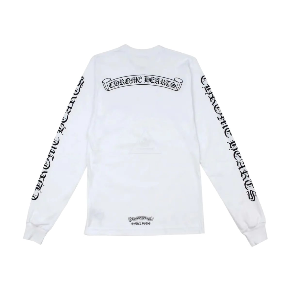 FU Scroll Logo L/S White/Black