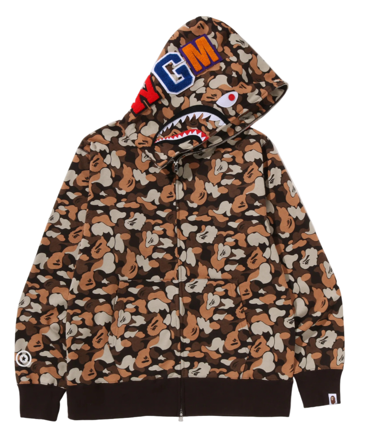 Think 1st Anniversary Shark Camo Full Zip Hoodie