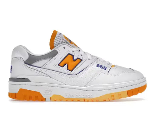 550 White Vibrant Orange