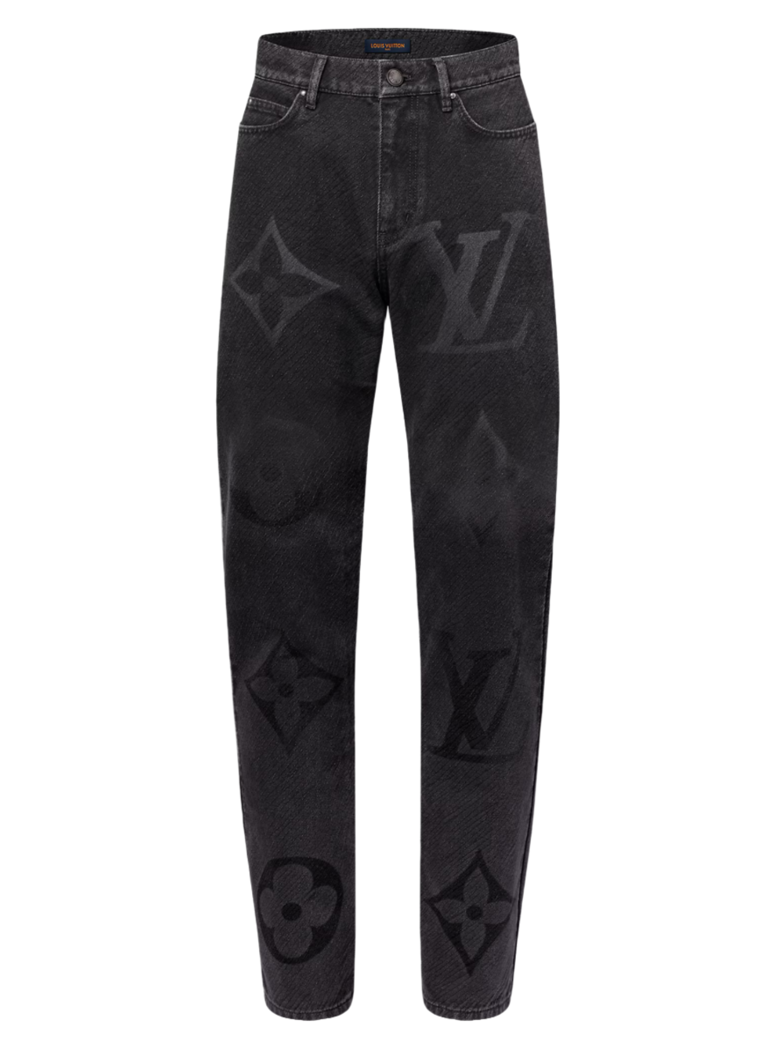 Monogram Denim Pants