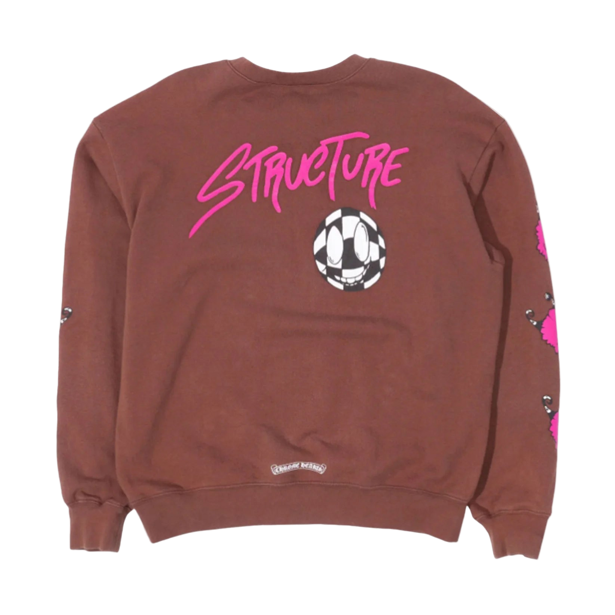 Matty Boy Structure Crewneck Sweater Brown