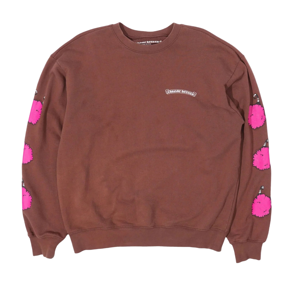 Matty Boy Structure Crewneck Sweater Brown