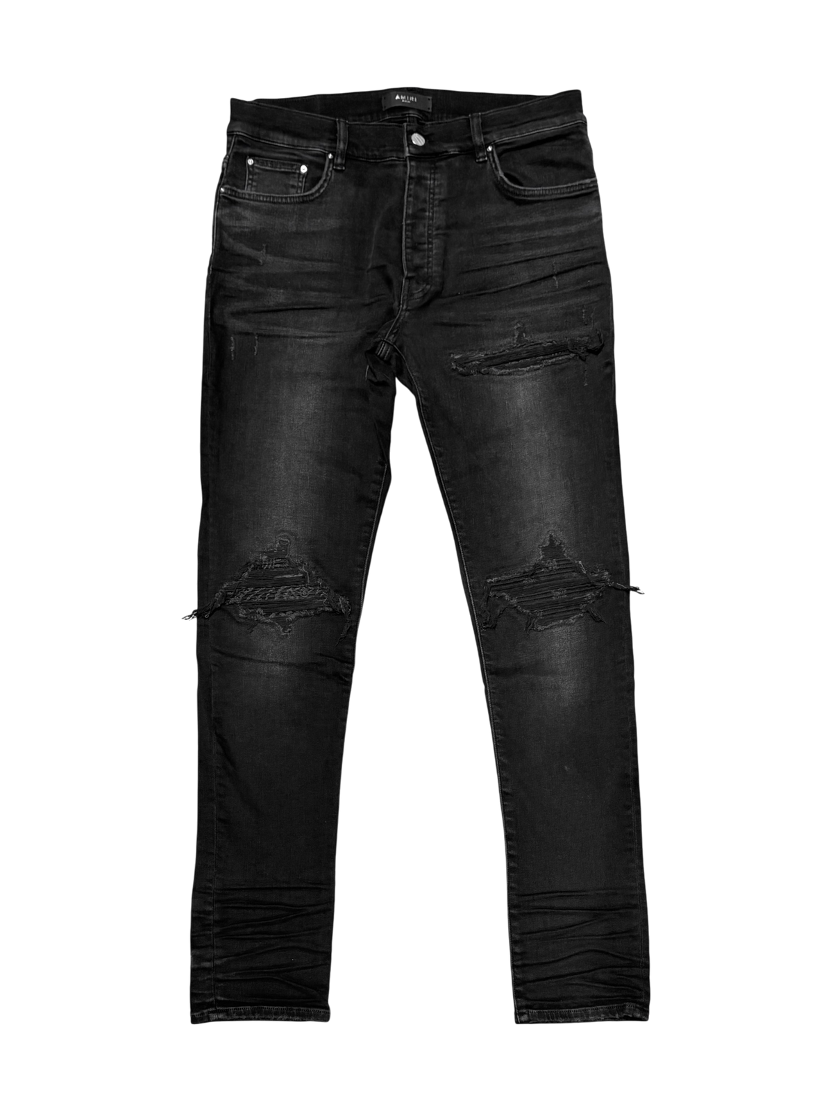 Vintage Black MA Logo Paisley MX1 Jeans