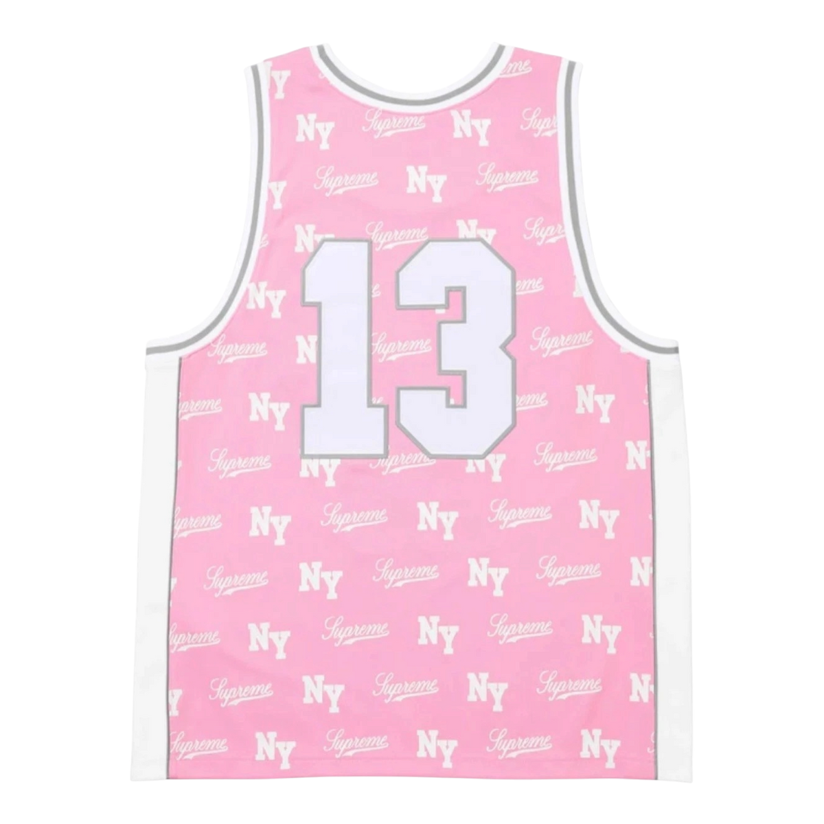 Mitchell & Ness Monogram Basketball Jersey Pink