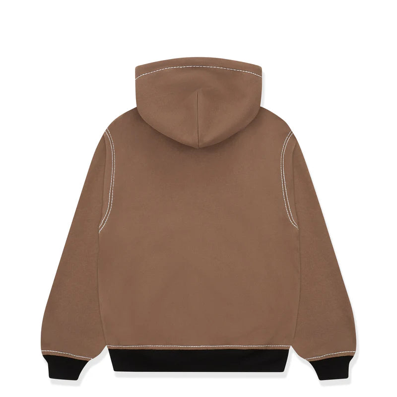 T&F Zip Hoodie Brown