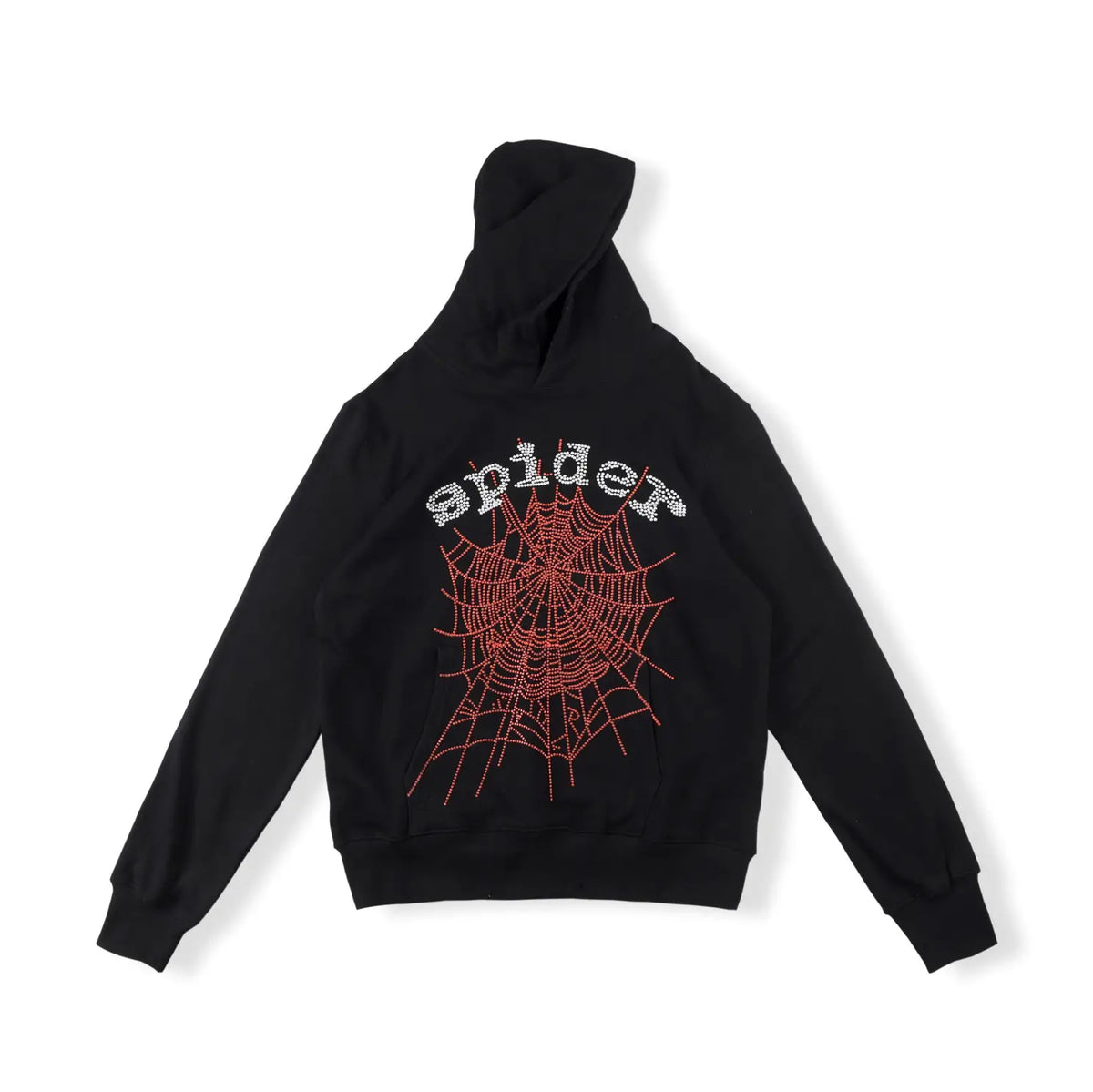 OG Rhinestone Logo Hoodie Black