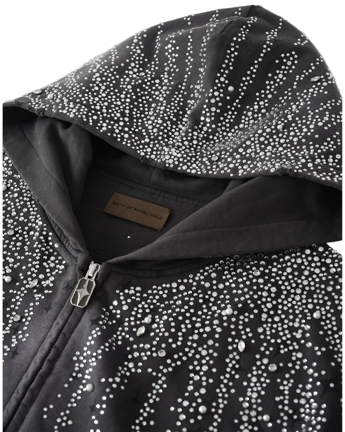 20k Steller Diamond Hoodie Grey
