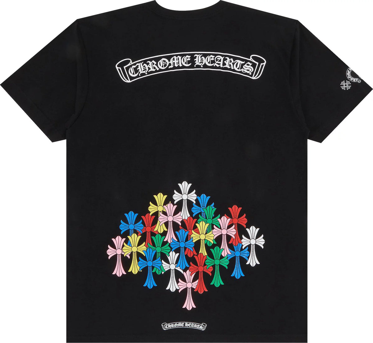 Multi Color Cross T-shirt Black