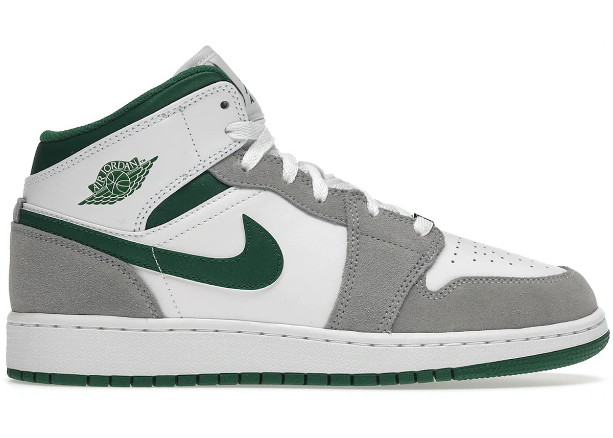 Jordan 1 Mid Grey Green
