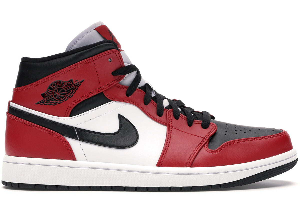 Jordan 1 Mid Chicago white toe (2020)