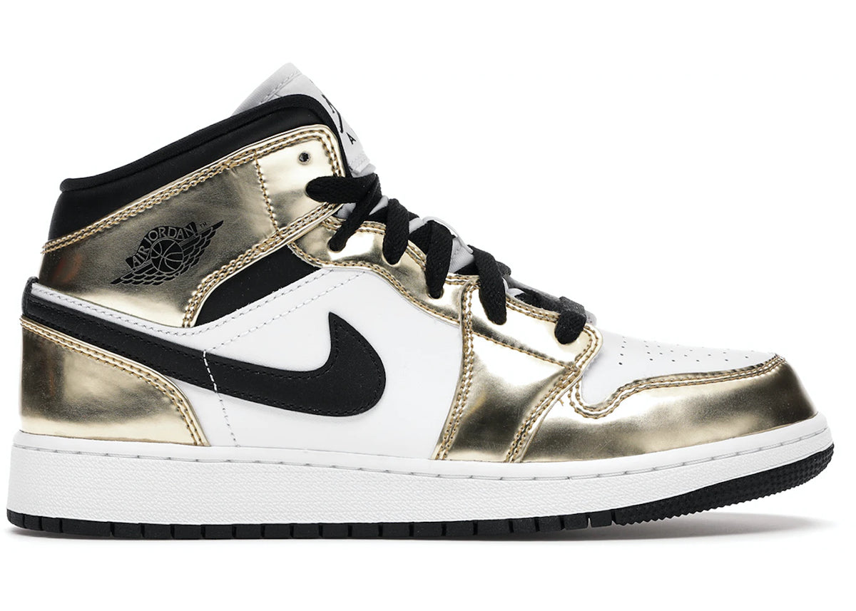 Air Jordan 1 Mid White Gold (GS)
