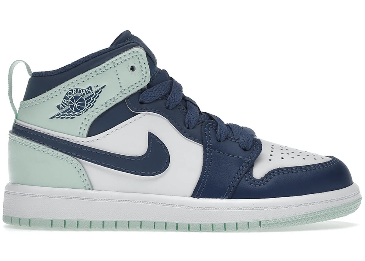 Jordan 1 Mid Mystic Navy Mint Foam (PS)