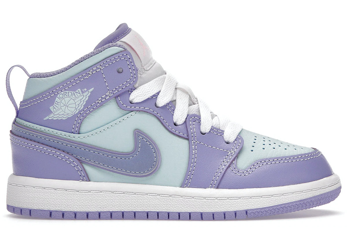 Jordan 1 Mid Purple Aqua (PS)