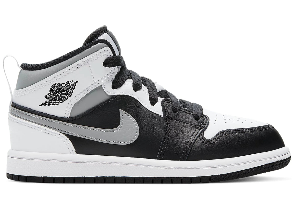 Jordan 1 Mid White Shadow (PS)