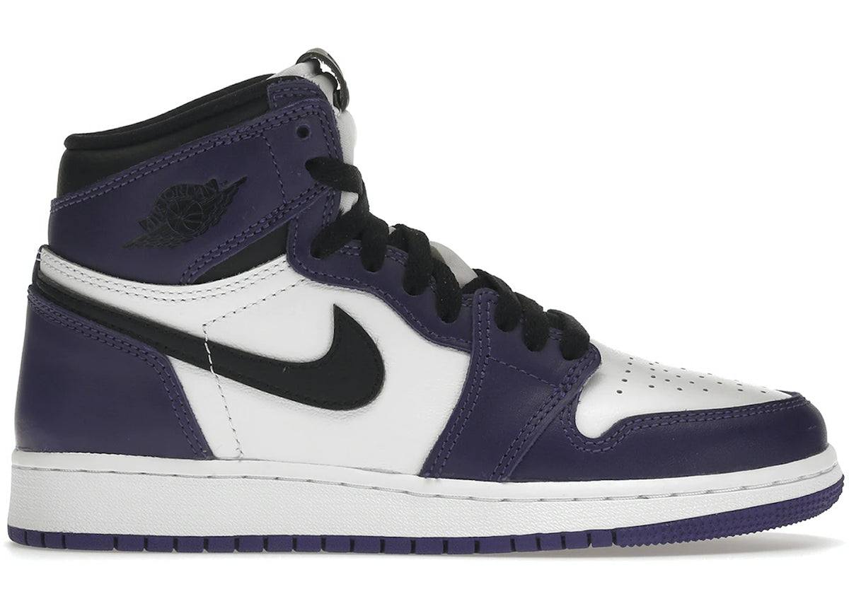 Jordan 1 Retro High Court Purple White 2.0 (GS)