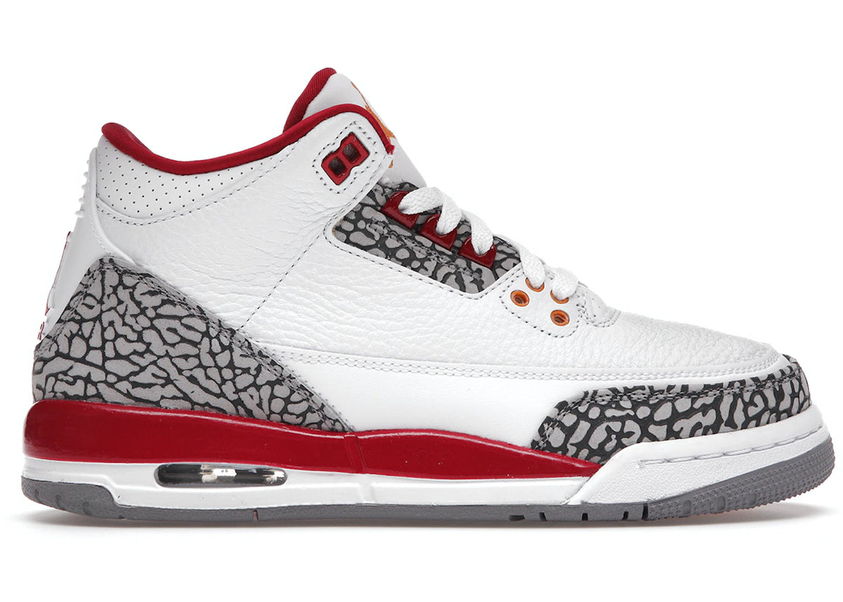 Jordan 3 Retro Cardinal Red (GS)
