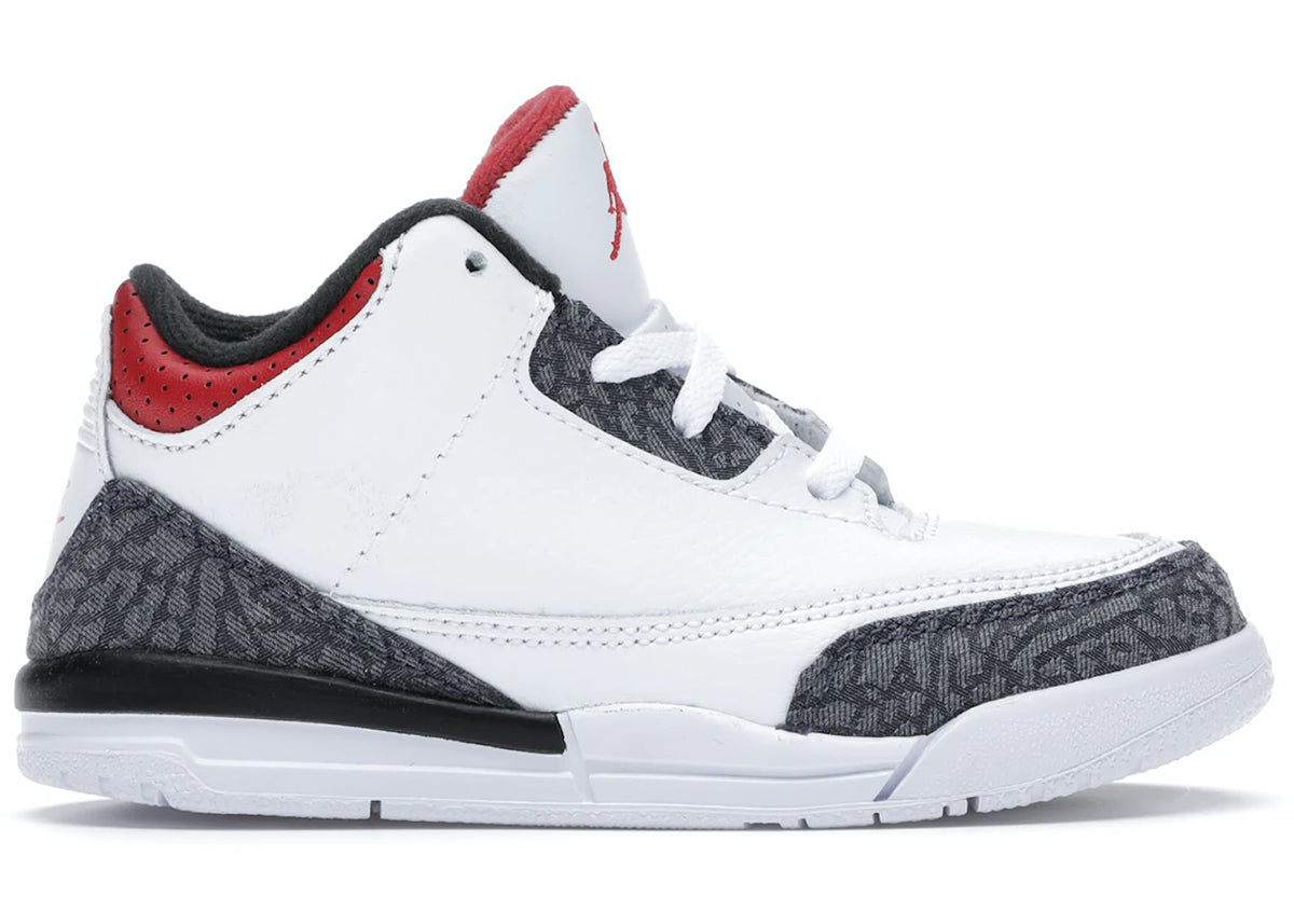 Jordan 3 Retro SE Fire Red Denim (PS)