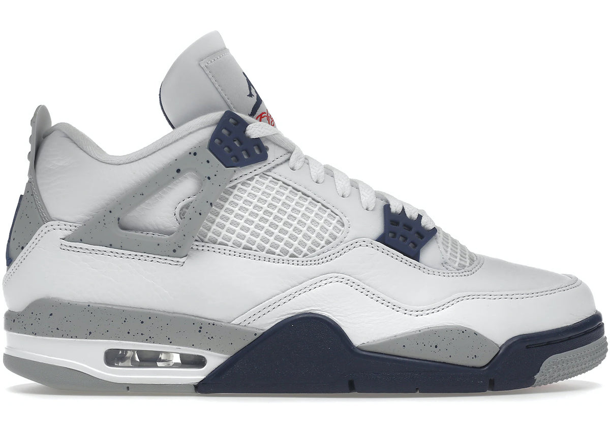 Jordan 4 Retro White Midnight Navy