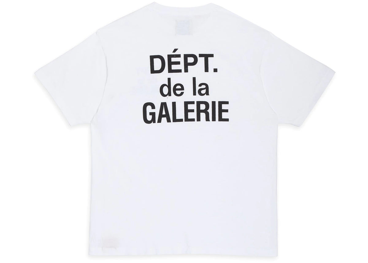 French Logo Tee White