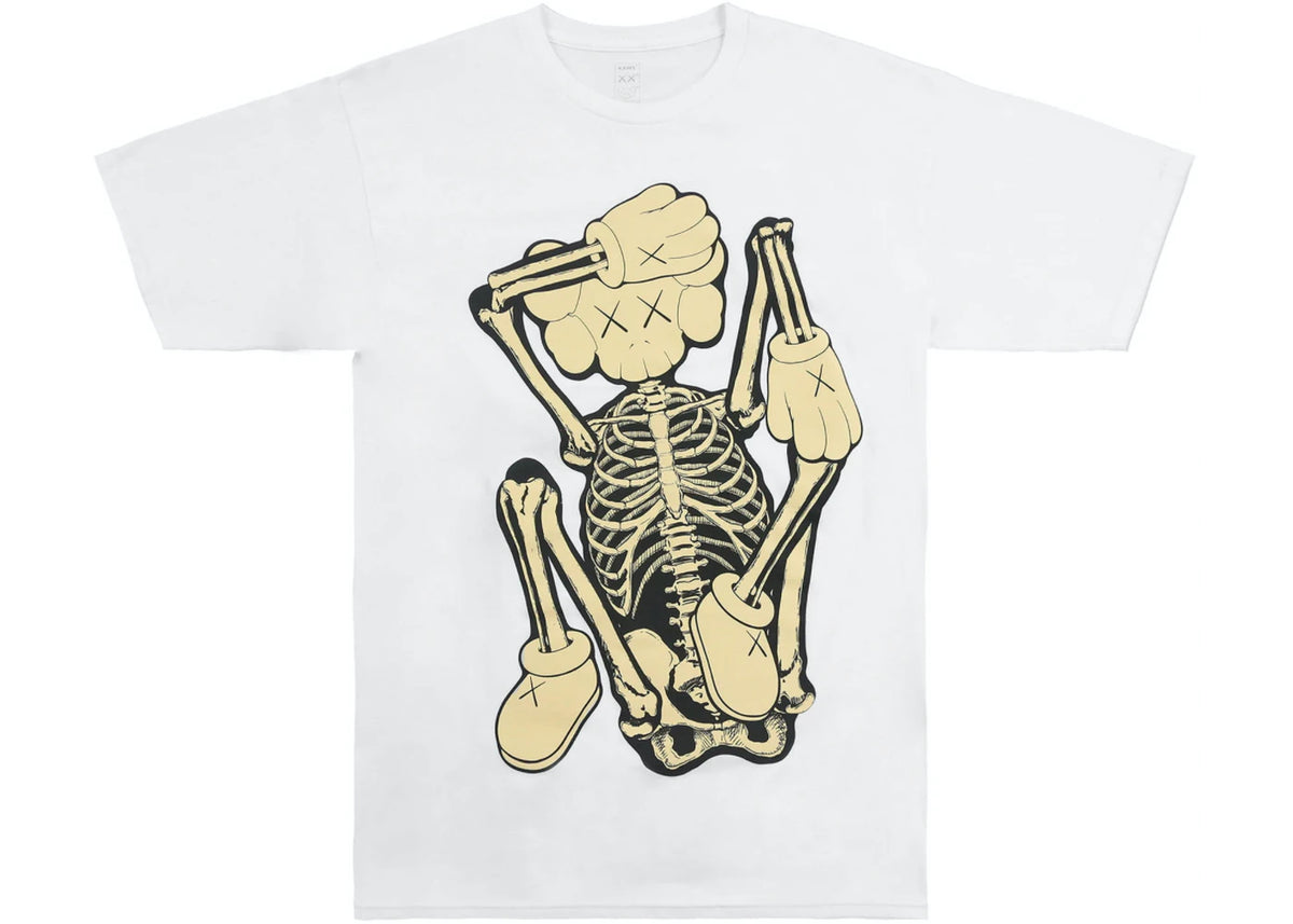 KAWS Skeleton New Fiction T-shirt Bone