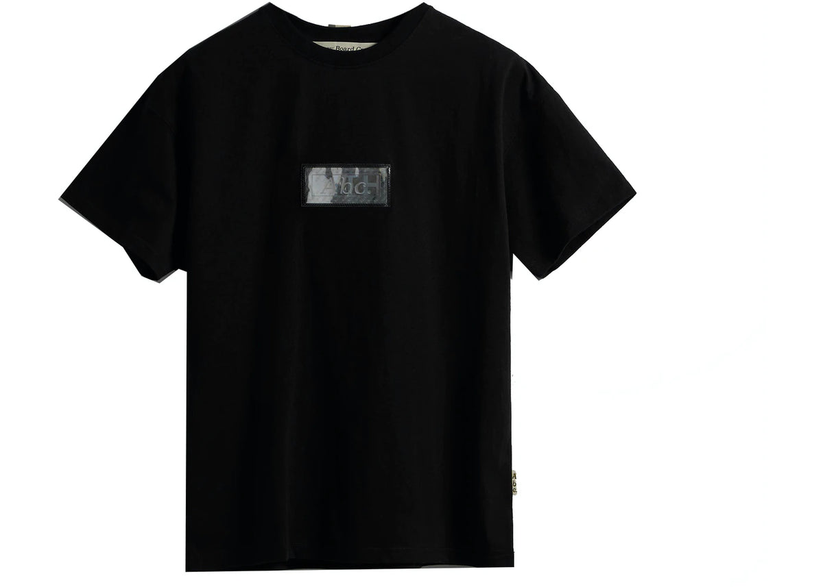 Advisory Board Crystals Holographic Classic Logo Tee Anthracite Black