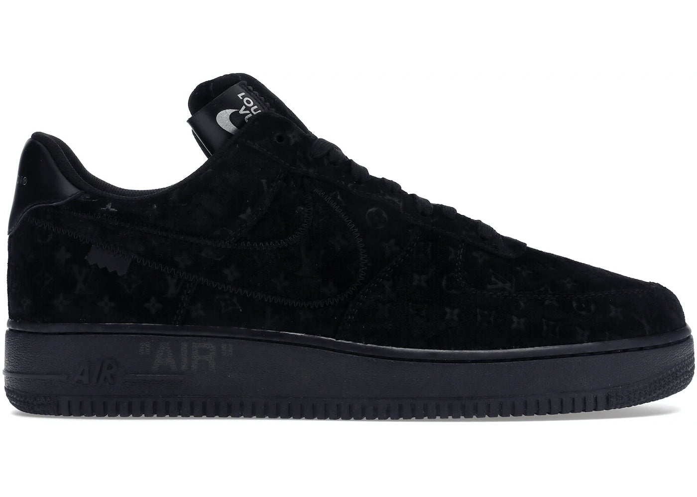 Louis Vuitton Air Force 1 Low By Virgil Abloh Black – Grandeur Louis Vuitton Air Force 1 Low By Virgil Abloh Black – Grandeur