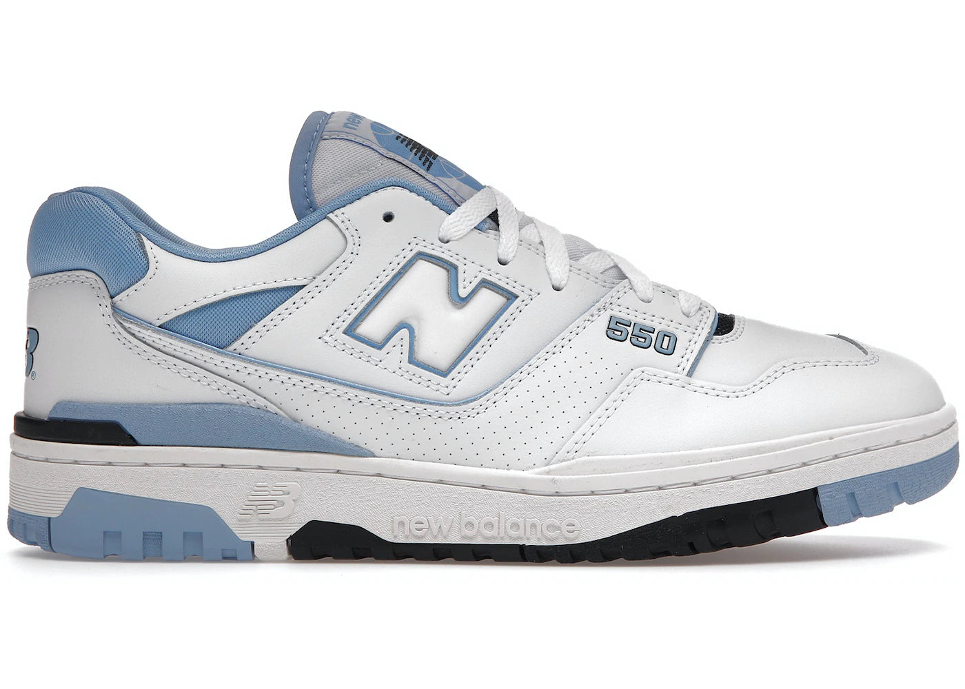 550 UNC White University Blue