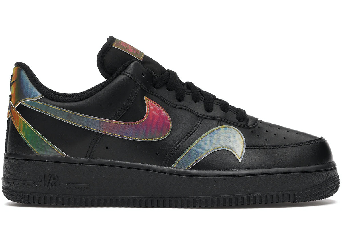Air Force 1 Low Misplaced Swooshes Black Multi