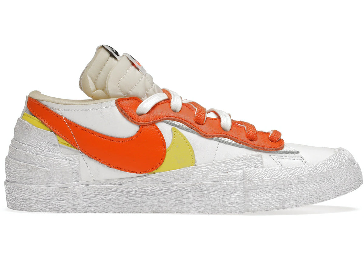 Blazer Low sacai White Magma Orange
