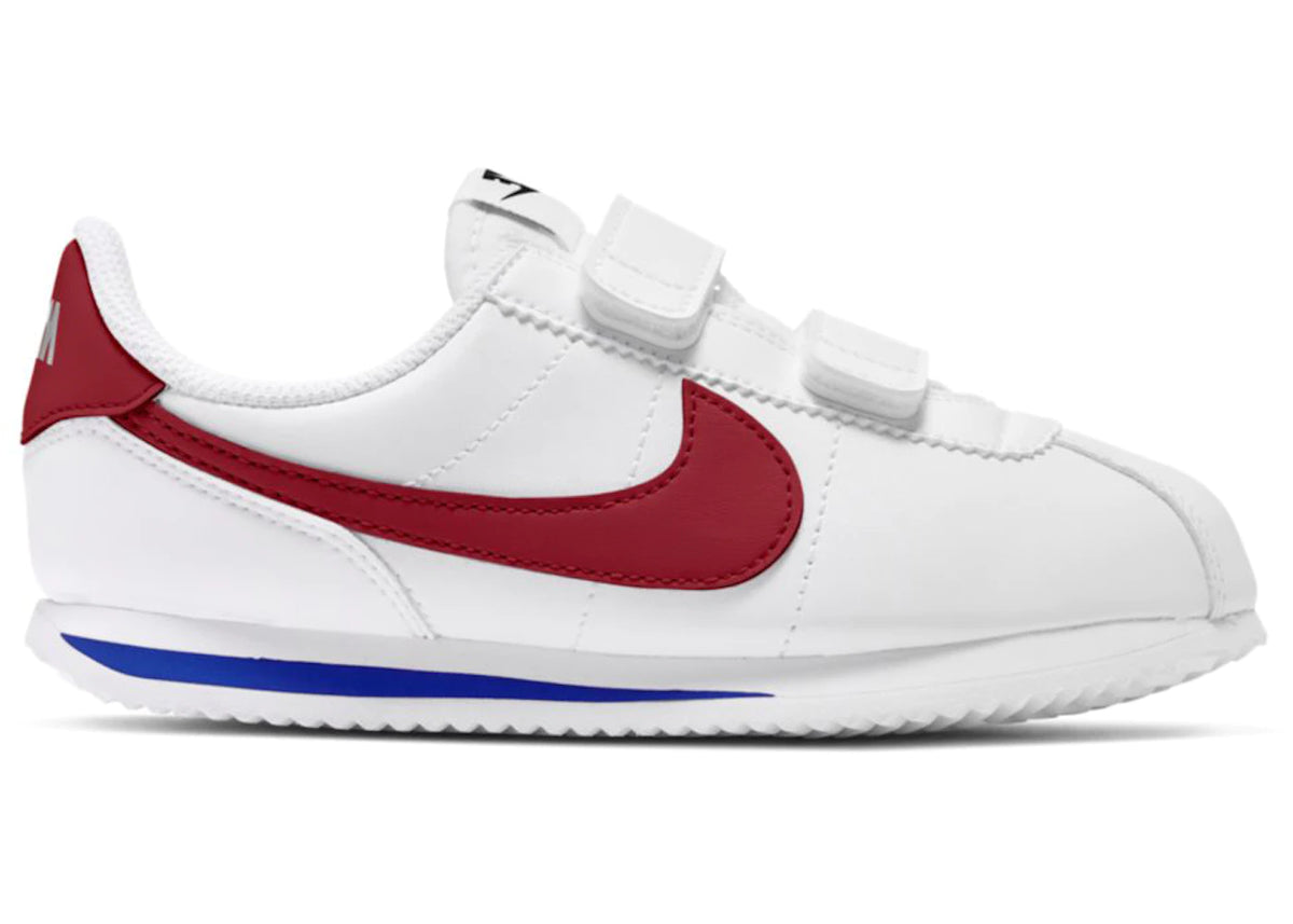 Cortez Basic SL White Varsity Red (PS)