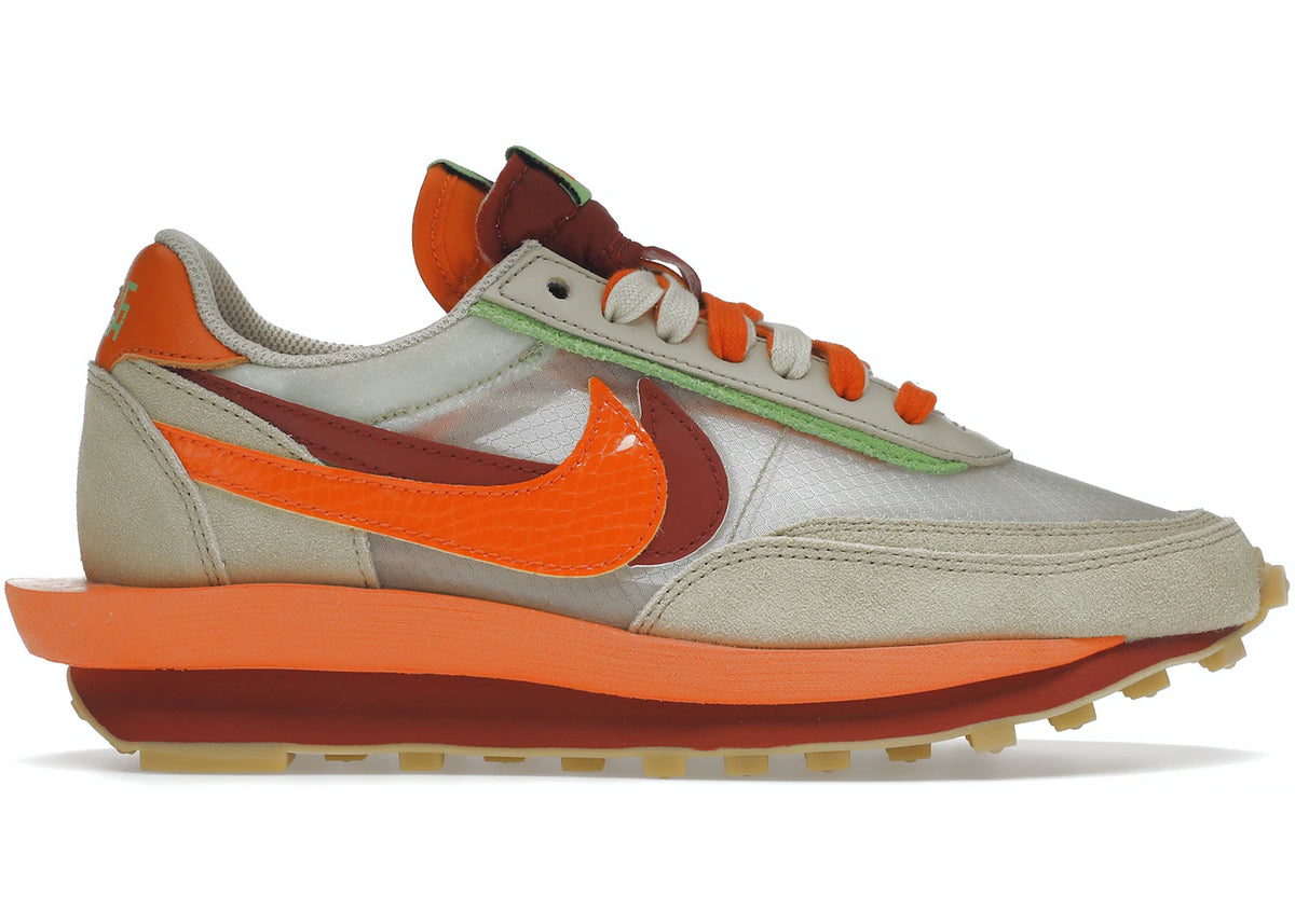 LD Waffle sacai CLOT Net Orange Blaze