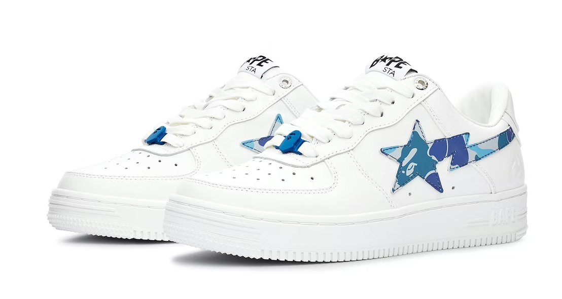 A Bathing Ape Sta ABC Camo White Blue