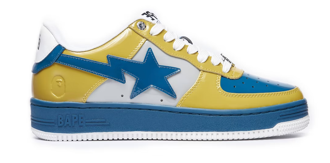 A Bathing Ape Sta Nostalgic Blue Yellow